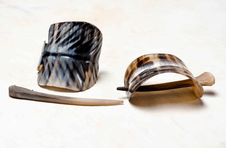 BEAUTIFUL LONG LASTING COW HORN HAIR CLIPS