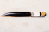 A SET OF A LETTER OPENER AND PEN MADE OUT OF EBONY WOOD MIXED WITH COW BONE