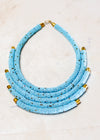 AN ARRAY OF BEAUTIFULLY ARTISTICALLY HANDMADE AUTHENTIC CASCADING GLASS BEAD NECKLACE