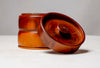 WOODEN JEWELRY/SUGAR BOWL MADE OUT OF MOPANE WOOD