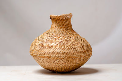 twine woven calabash